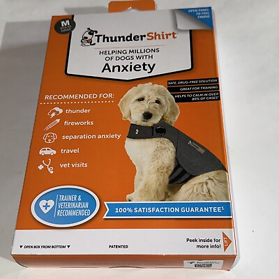 #ad Thundershirt Dog Anxiety Treatment HGM T01 MED. Heather Gray UPC: 854880001165 $9.99