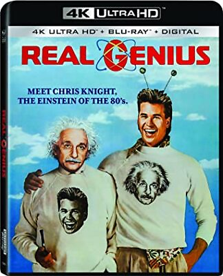 #ad New Real Genius 4K Blu ray Digital $15.50