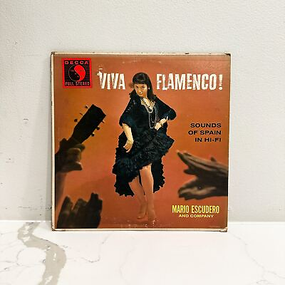 #ad Mario Escudero And Company* – Viva Flamenco Vinyl LP Record 1958 $22.00
