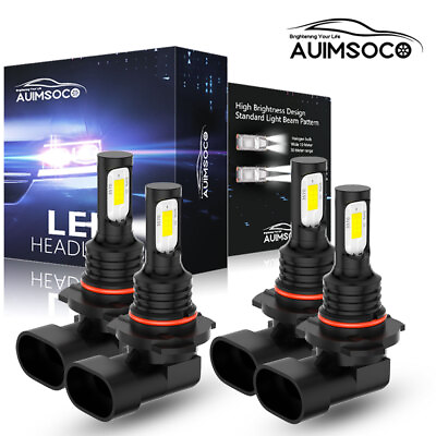 #ad 4Pcs LED Headlight Bulbs High Low Beam Pure White For Hyundai Elantra 2020 2021 $32.99
