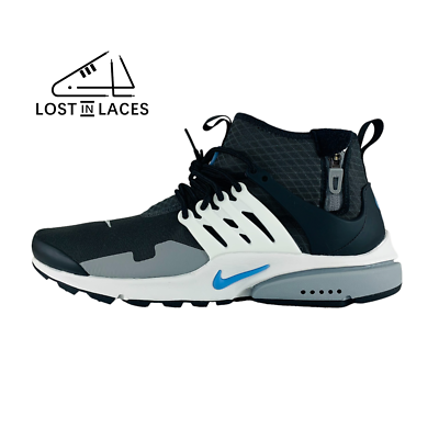 #ad Nike Air Presto Mid Utility Anthracite Blue Sneakers New Shoes Men#x27;s Sizes $121.37