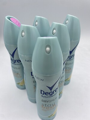 #ad 6X Degree MotionSense Dry Spray Antiperspirant Stay Fresh Citrus Bergamon 3.8 oz $24.99