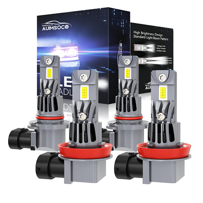 #ad Combo LED Headlight High Low Fog Light Bulbs For Dodge Challenger 2015 2021 $75.99