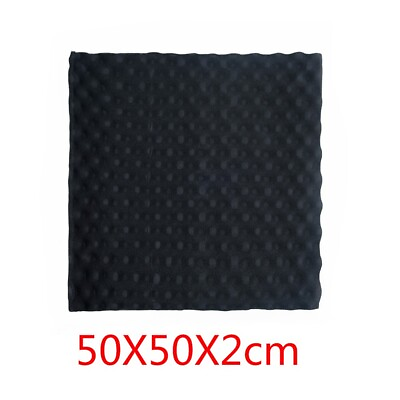 #ad 50*50cm Car Sound proofing Deadening Insulation Foam Mat Acoustic Panel 2cm $21.42