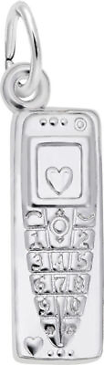#ad Sterling Silver Cell Phone Charm by Rembrandt $34.50