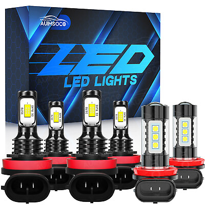 #ad White LED Headlight Hi Lo Beam Fog Light Bulbs For Nissan Altima Sedan 2007 2019 $35.99