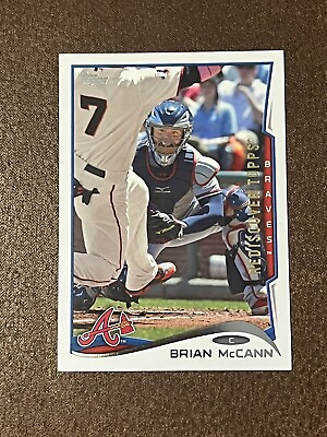 #ad 2014 Topps #225 Brian McCann Atlanta Braves Rediscover Topps Buybacks Gold 1 1? $25.00