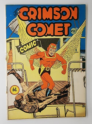 #ad Crimson Comet #35 VG UK Australian Golden Age 1952 GBP 70.00
