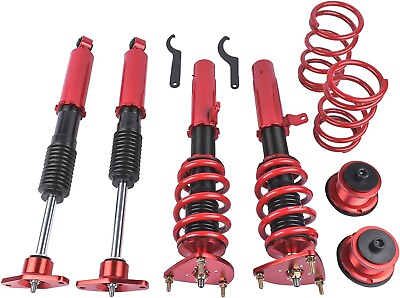 #ad 4 Full Coilover Suspension Shocks Front Rear Replacement for Mazda 3 2004 2009 $235.99