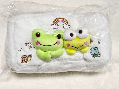 #ad Pickles the Frog x Sanrio Character Kero Kero Keroppi Tissue Box Cover New Japan $49.80
