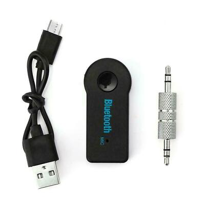 #ad Wireless Bluetooth 3.5mm AUX Audio Stereo Music Car UKN Hot Adapter L2M2 $1.89