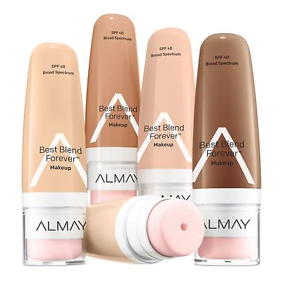 #ad Almay Best Blend Forever SPF 40 Makeup Foundation Choose a Shade Free Ship $9.95