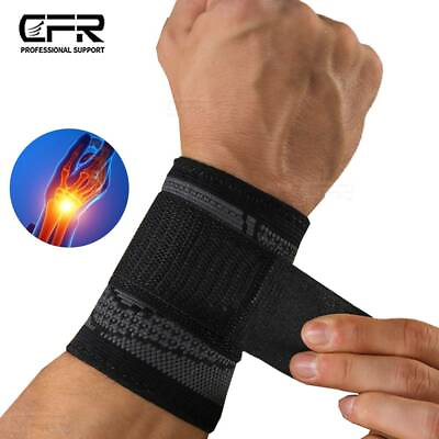 #ad Wrist Brace Support Compression Arthritis Carpal Tunnel Gym Sports Hand Sprains $13.22