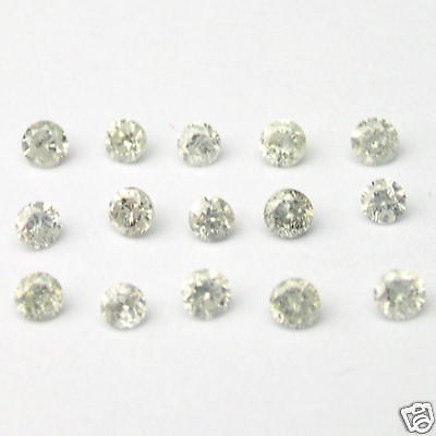 #ad 4 Carats 2mm WHITE ROUND BRILLIANT POLISHED DIAMONDS $900.00