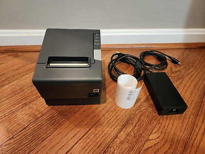 #ad Epson Network Thermal Receipt Printer TM T88V POS W Ethernet amp; AC adapter M244A $119.00