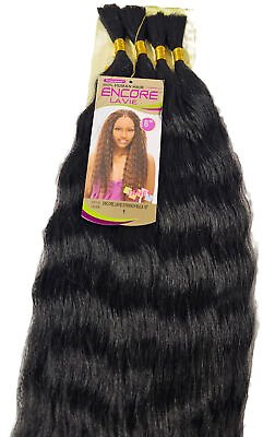 #ad Human hair premium blend wet and wavy; Super French bulk; braiding hair; women $27.99