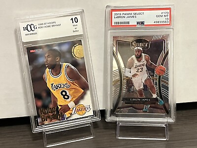 #ad KOBE BRYANT ROOKIE GRADED 10 LEBRON JAMES PSA 10 SILVER SELECT Amazing Invest $372.00