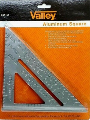 #ad Carpenter Speed 6quot; Aluminum Square Combination Protractor Framing Tool Square $8.95