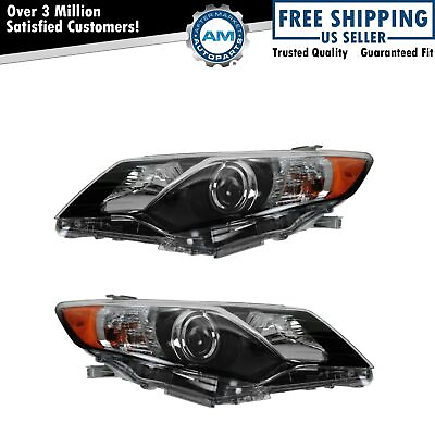 #ad Headlight Set Left amp; Right For 2012 2014 Toyota Camry TO2502212 TO2503212 $168.38