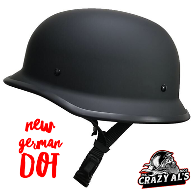 #ad #ad REAL Crazy Al#x27;s WSB World#x27;s Smallest Lightest FLAT BLACK DOT German Helmet $123.21