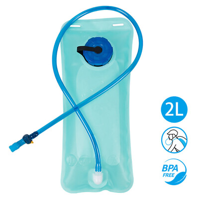 #ad Folding Water Bag with Drinking Tube Hydration Bladder Leak Proof Outdoor To $9.76