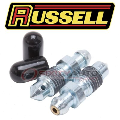 #ad Russell Front Brake Bleeder Screw for 1981 1989 Plymouth Reliant Pad uw $33.71