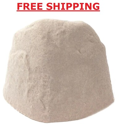 #ad Landscape Rock Small Resin Cover Wells Pipe Lightweight Garden Natural Sandstone $40.39