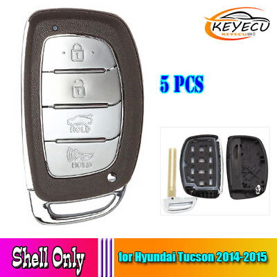 #ad 5PCS 4B Smart Remote Key Shell Case Fob for Hyundai Tucson 95440 2S600 2014 2015 $25.90