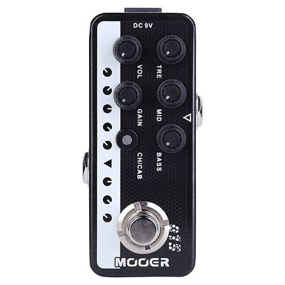 #ad Mooer Audio 015 Brown Sound Dual Channel Preamp amp; Cab Sim Guitar Effects Pedal $88.00