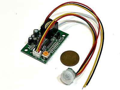 #ad Motion Sensor relay module 12v dc IR infrared PIR body A7 $16.50