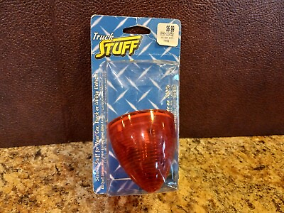 #ad Vtge Car Truck Utility Vehicle 2 1 2quot; Sealed Bee Hive Marker Light Red Plastic $5.50