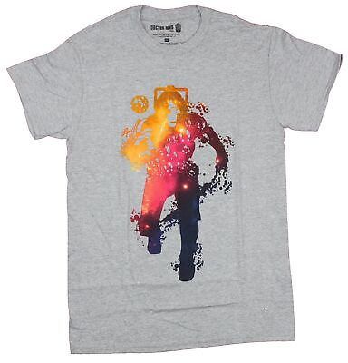 #ad Doctor Who Mens T Shirt Cyberman Space Filled Silhouette Image $16.98