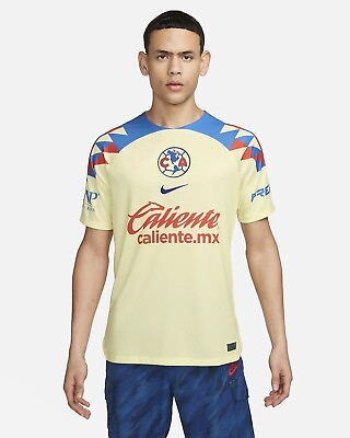 #ad Nike Club America 2023 24 Home Men#x27;s Size Small Soccer Jersey DX2682 707 $69.99