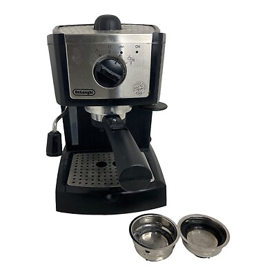 #ad 🍌 DeLonghi EC155M 2 Cups Espresso And Cappuccino Machine Black EUC FL $39.99