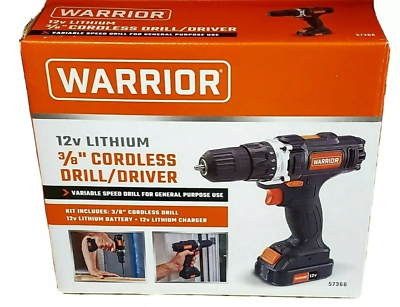 #ad Warrior 12v 3 8 In Cordless Drill driver.with Charger $32.80