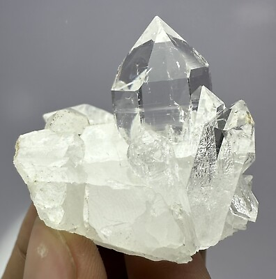 #ad 51Gm Full Terminated Top Lustrous Quartz Crystals on Quartz from @Pak. $49.99