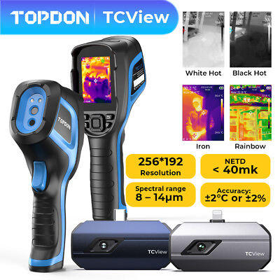 #ad TOPDON 256x192 IR High Resolution Thermal Imaging Camera TC001 TC002 TC004 TC005 $280.00