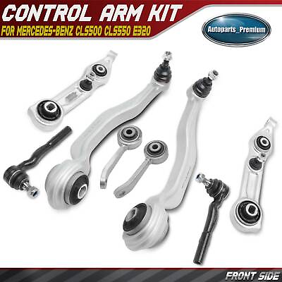 #ad 8Pcs Front Control Arm amp; Ball Joint Sway Bar Link Tie Rod End for Mercedes Benz $174.99