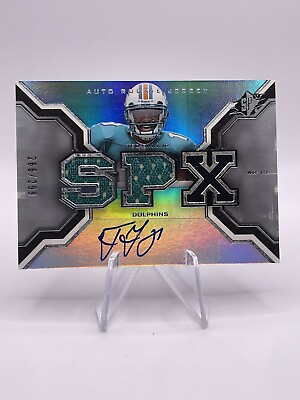 #ad Ted Ginn Jr 2007 SPx Autographed Dual Rookie Jersey Card #224 266 299 $22.00