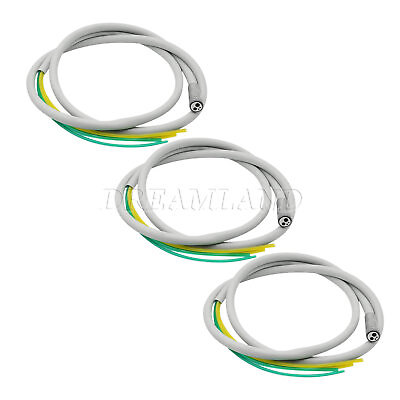 #ad 3x Dental 4 Hole Pipe Hose Tube Connector for High speed Handpiece Turbine $34.62