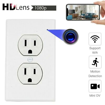 WIFI IP 1080P HD AC Wall Outlet Home Security Mini Camera.Support remote viewing $119.59