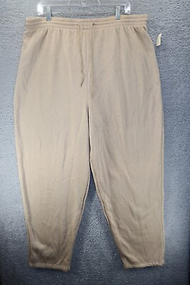 #ad NY amp; Co Women#x27;s Sweatpants Beige Tan VTG Old New Stock Size XL $18.17