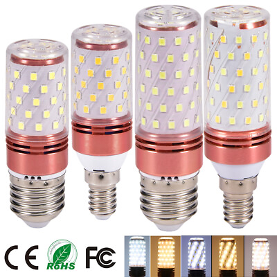 #ad E27 E14 60 80 LEDs Led Candle Bulb Save Energy Warm Corn Lamp Bulb Light Home US $9.11