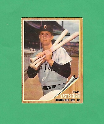#ad 1962 Topps Red Sox HOF Outfielder#425 Carl Yastrzemski #425 Baseball Card $55.99