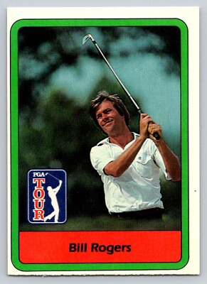 #ad 1982 Donruss Stars Golf Card Bill Rogers #5 $1.79