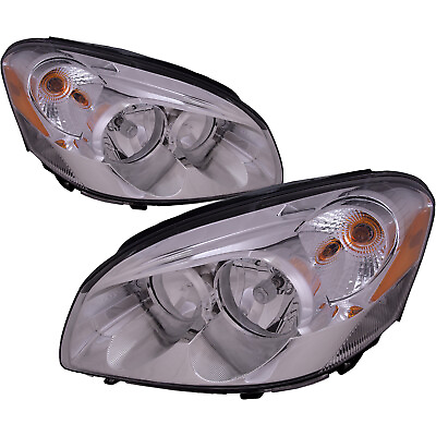 #ad 5 Bulb Left and Right Headlight Set Fits Buick Lucerne 2006 2011 CAPA Certified $210.18