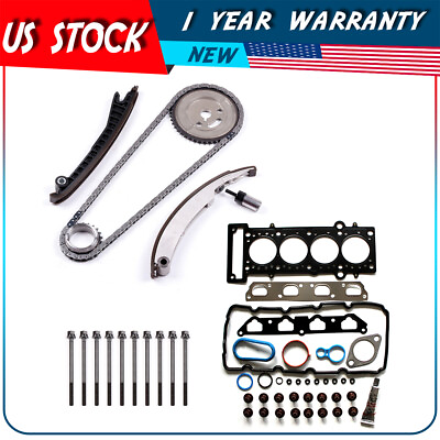 #ad Head Bolts Gasket Set amp; Timing Chain Kit For 02 07 Mini Cooper 1.6L $91.99
