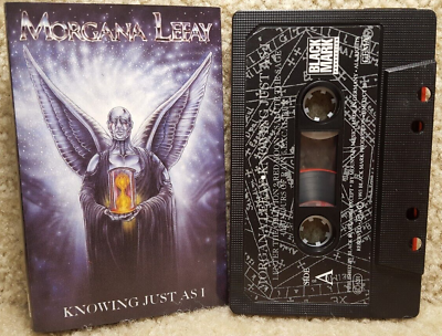#ad Vintage 1993 Cassette Tape Morgana Lefay Knowing Just As I Black Mark Production $148.00