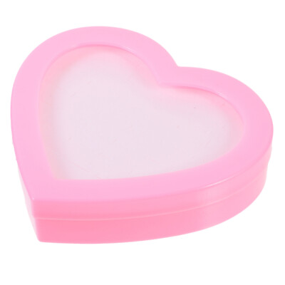 #ad Pink Plastic Children#x27;s Ring Box Girls Jewelry Storage Case $8.25