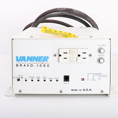#ad QBC10 12 SP01 Vanner Inverter 12V Input 120V Output Bravo 1050 $700.00